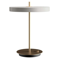 Světle šedá LED stmívatelná stolní lampa s kovovým stínidlem (výška 41,5 cm) Asteria Table – UMA