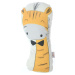 Dětský polštářek s příměsí bavlny Mike & Co. NEW YORK Pillow Toy Giraffe, 17 x 34 cm