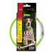 Obojek Dog Fantasy LED nylon zelený 45cm