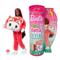 Panenka Barbie Cutie Reveal Kitty-Panda červená