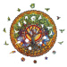 Unidragon Dřevěné puzzle Mandala Tree of Life 350 ks