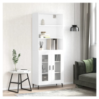 vidaXL Skříň highboard bílá 69,5 x 34 x 180 cm kompozitní dřevo