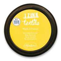 Razítkovací polštářek na textil IZINK textile - žlutý