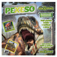 JIRI MODELS Pexeso v sešitu Dinosauři s krabičkou a omalovánkou