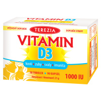 TEREZIA Vitamín D3 1000 IU tob.90