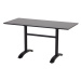 Bistro stůl Sophie s HPL deskou o rozměru 140x67,5 cm sklápěcí, Carbon Black HN65919108