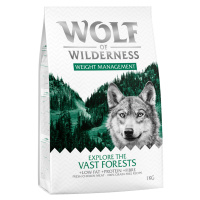 Wolf of Wilderness granule, 1 kg za skvělou cenu - Explore The Vast Forests - Weight Management