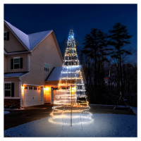 twinkly Světelný strom pro venkovní použití, RGBW, výška 600 cm