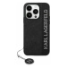 Kryt Karl Lagerfeld KLHCP15LPSAKDGCK iPhone 15 Pro 6.1" black hardcase Saffiano Rhinestones & Ch