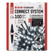 Propojovací vánoční řetěz bez zdroje EMOS Connecting D1CC01 ZY1932 100LED krápníky 2,5x0,9m stud