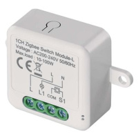 EMOS GoSmart modul spínací IP-2103SZ, ZigBee, 1-kanálový (nevyžaduje N vodič)