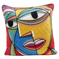 KARE Design Dekorativní polštář Faccia Arte Colore Left 50x50cm