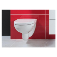 DEANTE Podomítkový rám, pro závěsné WC mísy + SLIM tlačítko chrom + WC JIKA LYRA PLUS RIMLESS + 