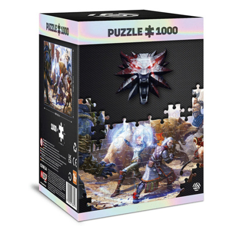 Good Loot Witcher: Geralt & Triss in Battle puzzles 1000