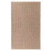 Světle hnědý pratelný koberec 50x80 cm Alivia – douceur d'intérieur