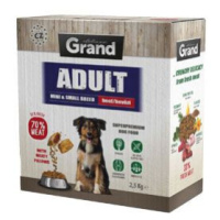 Grand Dry adult mini&small breed hovězí 2,5kg