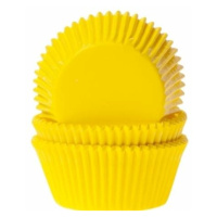 Košíček na muffiny papírový žlutý 50ks