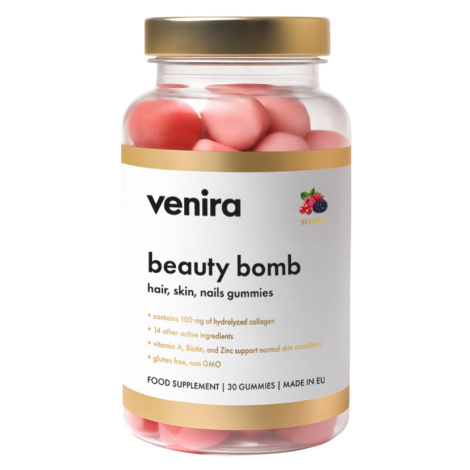 Venira Beauty bomb - hair, skin, nails gummies lesní plody 30 ks