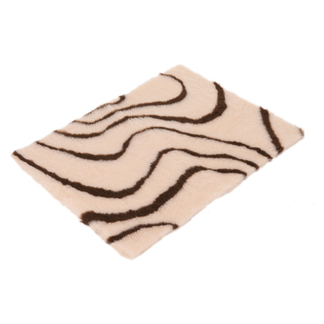 Vetbed® Isobed SL deka pro psy Wave L, krémová/hnědá - D 150 x Š 100 cm