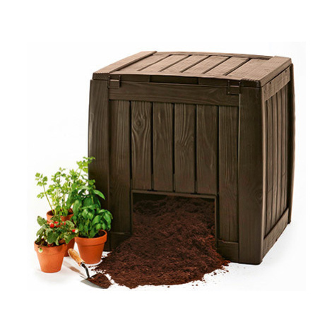 KETER Zahradní kompostér DECO | hnědá 340L
