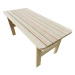 DEOKORK Masivní dřevěný zahradní stůl z borovice dřevo 32 mm (200 cm)