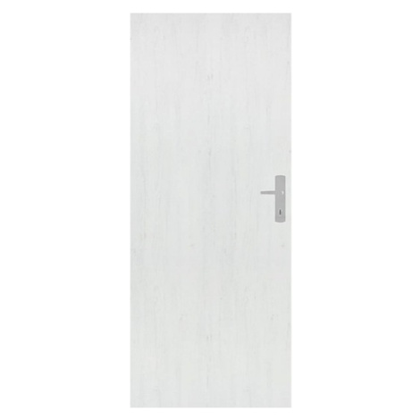 Bezpečnostní vchodové RC2 dveře Naturel Technické levé 80 cm borovice bílá B2BB80L