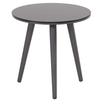 Tmavě šedý zahradní odkládací stolek Hartman Sophie, ø 45 cm