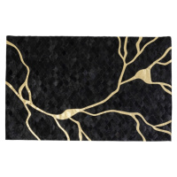 KARE Design Kusový koberec Fulmine - černý, 170x240cm
