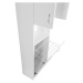 AQUALINE SIMPLEX ECO vysoká skříňka s košem 50x180x30cm SIME510