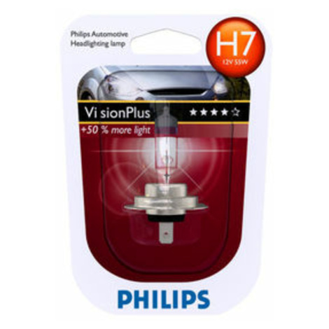 Philips H7 VisionPlus 12V 12972VPB1 +50%