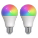 LUUMR LUUMR Smart LED, 2, E27, A60, 9W, RGBW, CCT, matný, Tuya