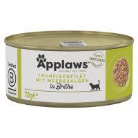 Applaws Cat filety z tuňáka a mořské řasy 24 × 70 g