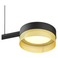 HELL LED závěsné světlo Mesh 3x, stmívač, černá/zlatá