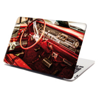 Sablio Samolepka na notebook Interiér automobilu - 38x26 cm