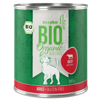 Zooplus Bio - bio hovězí s bio jablkem - 6 x 800 g