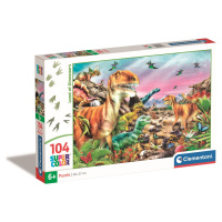 Clementoni Puzzle 104 země dinosaurů