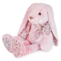 Plyšový zajac Bunny Pink Copain Calin Histoire d’ Ours v darčekovom balení ružový 50 cm od 0 mes