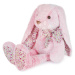 Plyšový zajac Bunny Pink Copain Calin Histoire d’ Ours v darčekovom balení ružový 50 cm od 0 mes