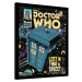 Obraz na zeď - Doctor Who - Lost In Time And Space, 34.3 × 44.5 cm