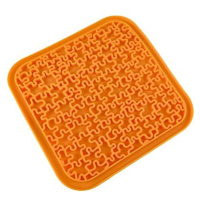 ANNAM Lizací podložka proti hltání Puzzle 20 cm, oranžová