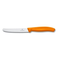 Victorinox nůž na rajčata s vlnkovaným ostřím 11 cm oranžový