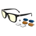 GUNNAR Cupertino Onyx Clear + Amber + Sun + Amber Max