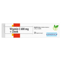 Vitamin C 600 mg + Zinek eff.tbl.20 Generica