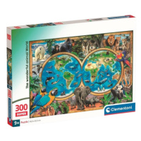 Clementoni - Puzzle 300 Úžasný svět zvířat