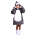 COZY NOXXIEZ - CH303 Tučnák - hřejivá televizní mikinová deka s kapucí pro děti 3 - 6 let