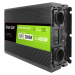 Green Cell PowerInverter LCD 12 volt 2000W/40000W auto Měnič s  - čistý sinus