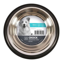 M-Pets Crock NEW Miska nerezová s gumou XL 1,56 l