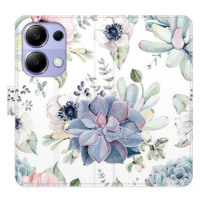 iSaprio flip pouzdro Succulents pro Xiaomi Redmi Note 13 Pro