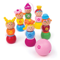 Bigjigs Toys Dřevěné kuželky - Víly