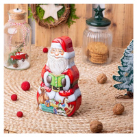 Altom Plechová dóza na sušenky a perníčky Santa Claus 23 x 13 cm